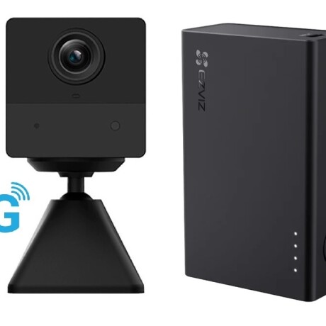 Camara 4G Ezviz CB2 2K 3MP Negra con Powerbank 001