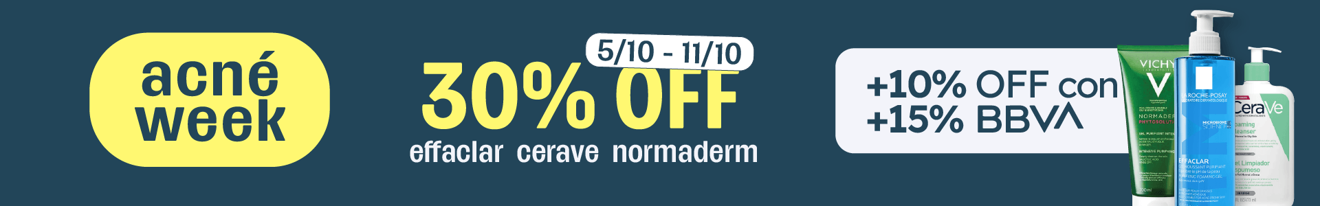 ACNÉ WEEK - HASTA 35% OFF