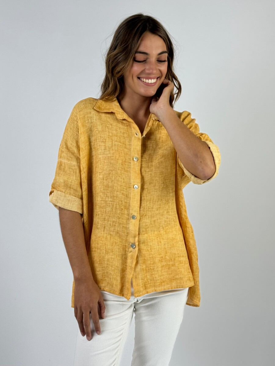 CAMISA NOCTARA - MOSTAZA 