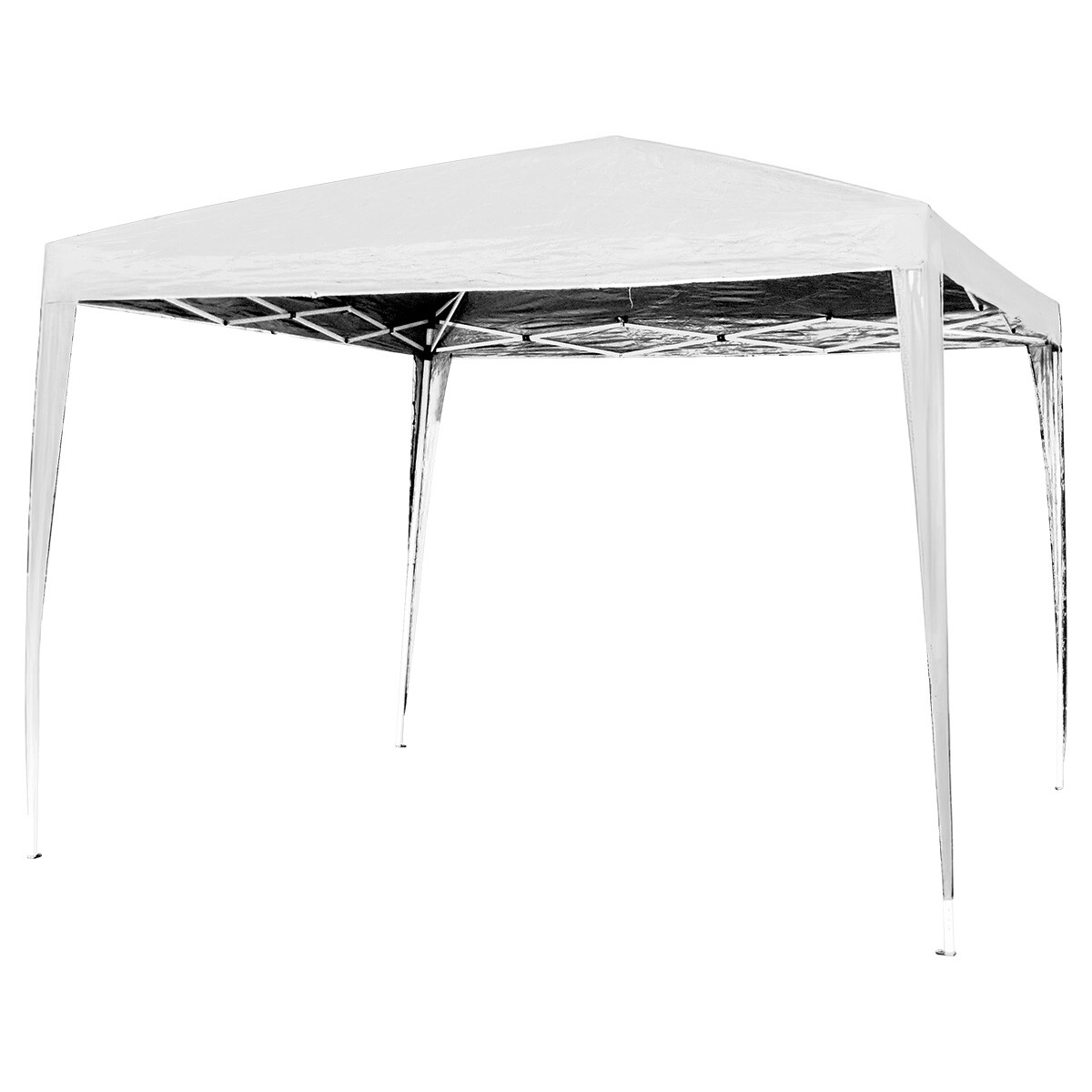 Gazebo reforzado retractil Blanco 