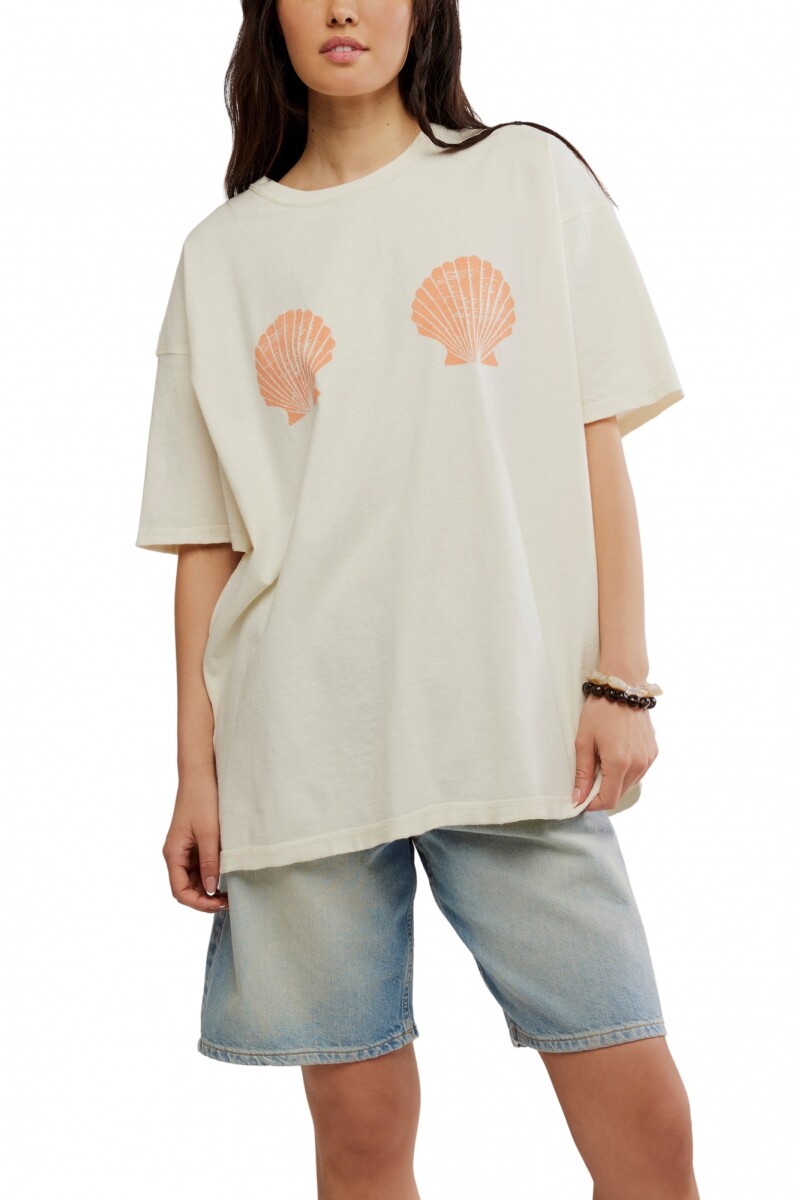 REMERA SHELL Marfil