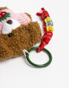 Llavero Cozy Llavero Y Bag Charm Perro Sweater - Combinacion Multicolor