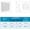 Rejilla de ventilación 19x19cm Sicflux Rejilla De Ventilación 19x19cm Sicflux