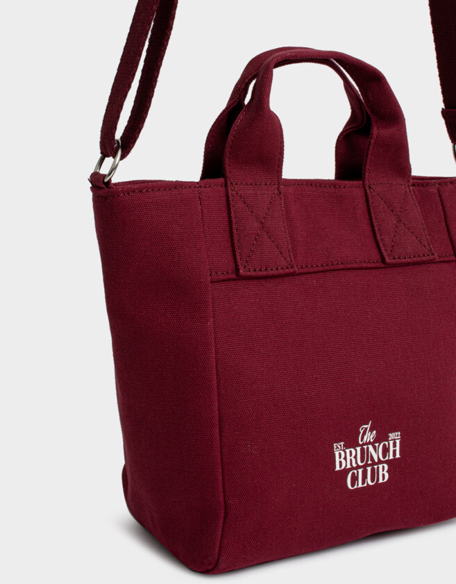 City Cartera City Mini Burgundy "campus Club" - Rojo Burdeaux