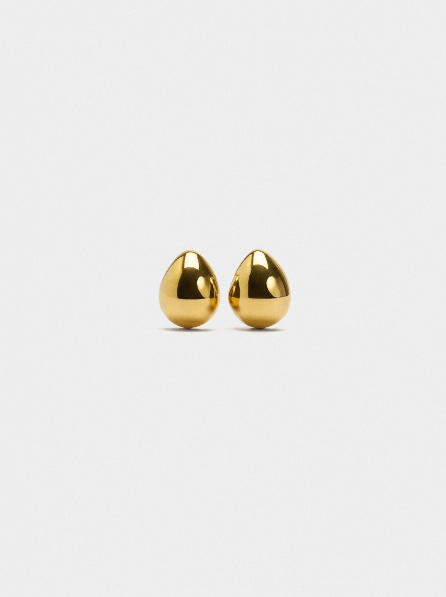 Pendientes Gota - Acero Inoxidable - dorado 