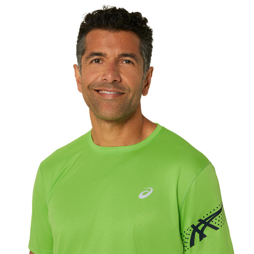 Icon SS Top - Hombre Electric Lime/french Blue