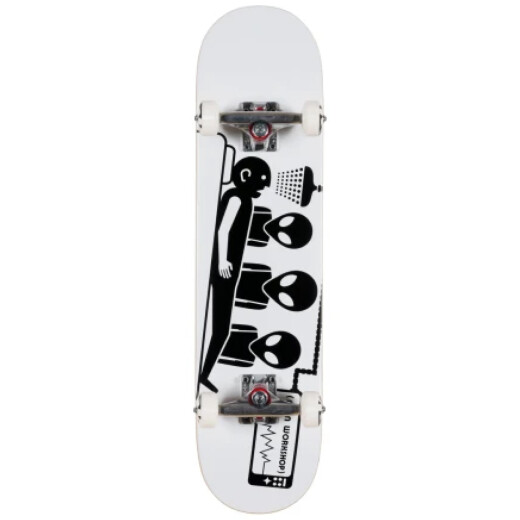 Skate armado Alien Workshop ABDUCTION WHITE 7.75" Skate armado Alien Workshop ABDUCTION WHITE 7.75"