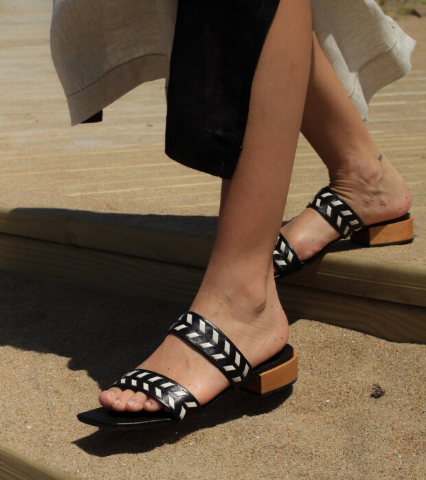 Sandalias Fancy Negro