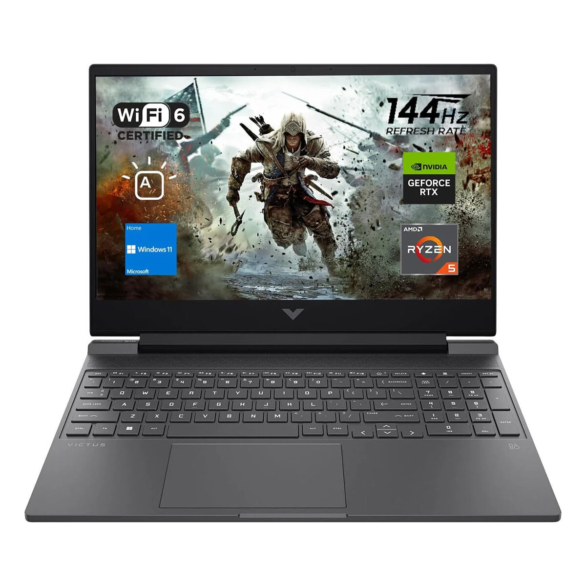 Notebook Gamer HP Victus 15 Ryzen 5 7535HS 512GB 8GB RX6650M 