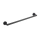 Toallero Recto Metal Zinc Negro Mate Para Baño