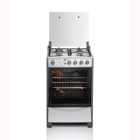 Cocina a Gas Indurama con Grill Eléctrico Modelo Viena Inox