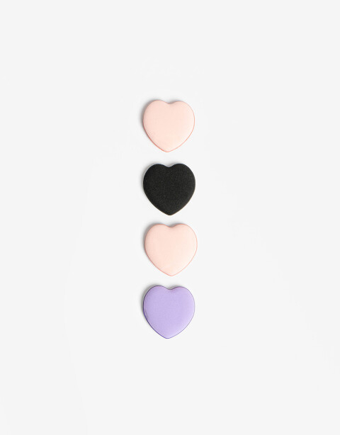 Brochas y Aplicadores varios Set De Mini Esponjas De Maquillaje - Combinacion Multicolor