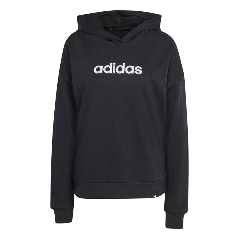 Canguro de Mujer Adidas W Lin Ft Hd Vl Negro - Blanco