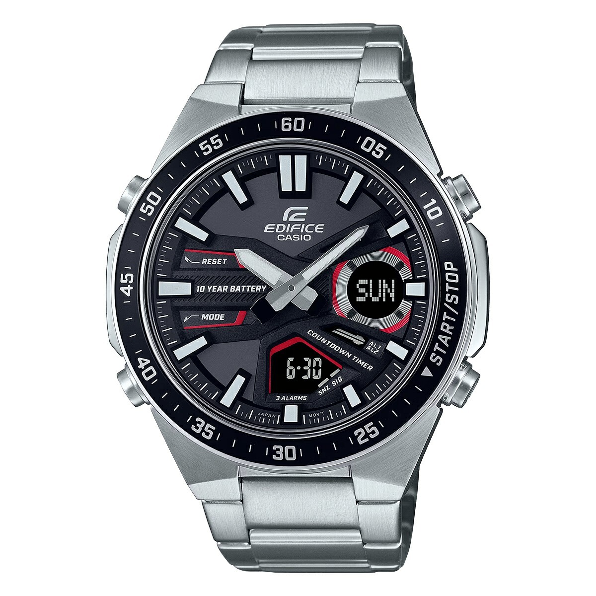 Reloj CASIO EDIFICE EFVC110D-1A4VDF en Acero Plateado Esfera 47mm 
