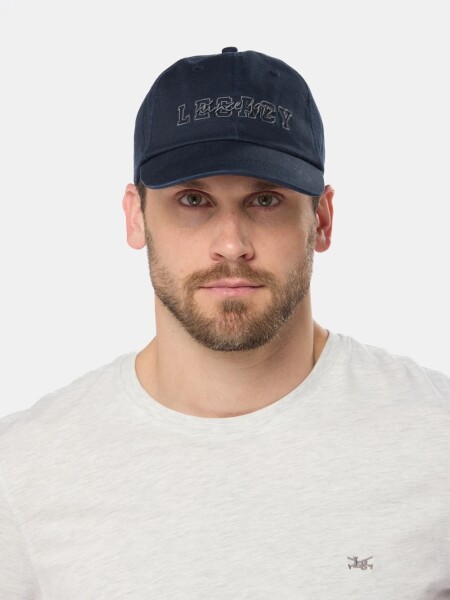 GORRO LEGACY 45076 PARCHE CUERO AZUL