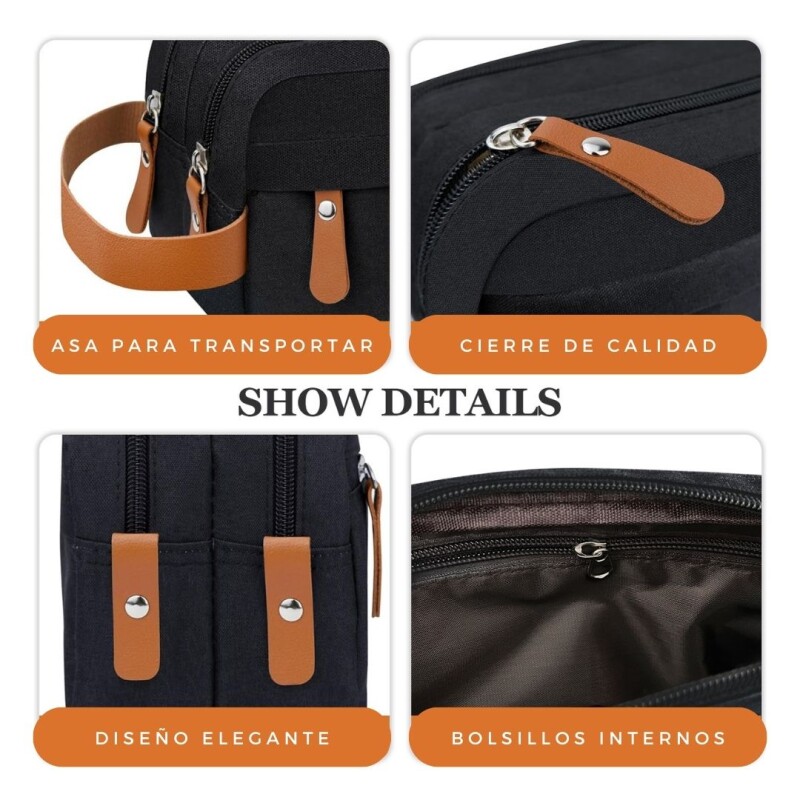 Neceser Viaje Multiuso Organizador Estuche Bolso Almacenar Color azul