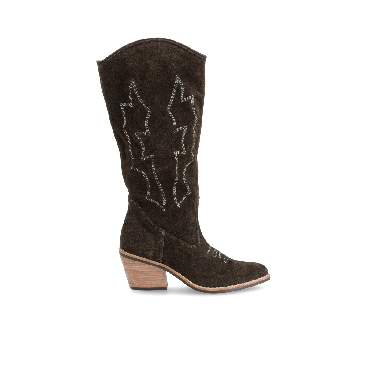 BOTA VENET - CUERO GRAMADO - MARRON 