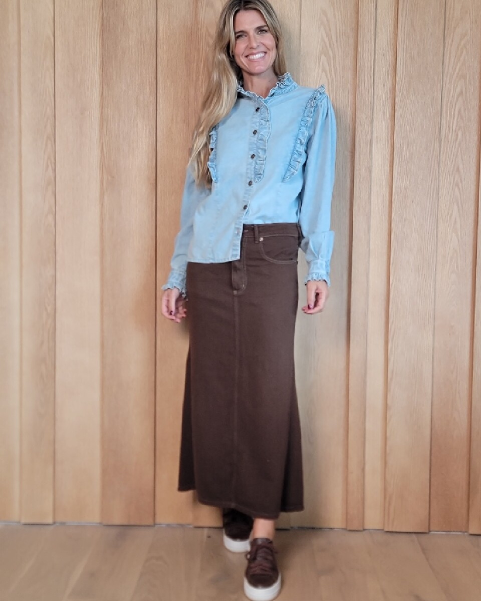 Pollera Alaska - Chocolate 