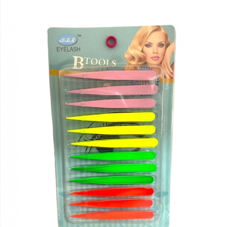 Pinza de Cejas Colores x 12 Pinza de Cejas Colores x 12