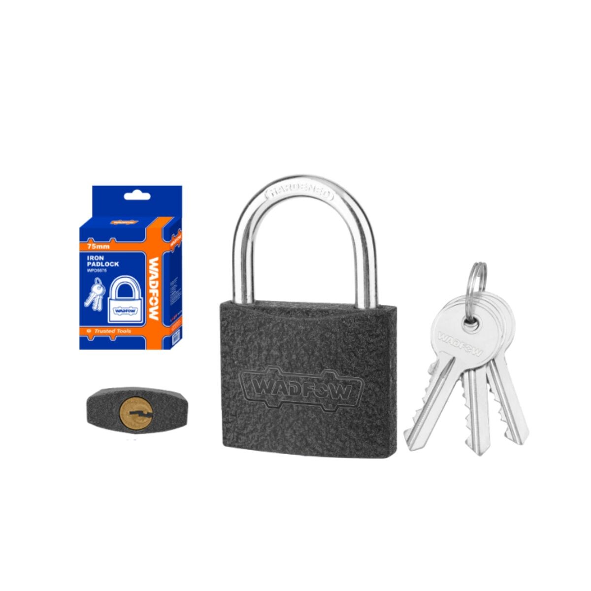 Candado Hierro 75mm 633g 3 Llaves 