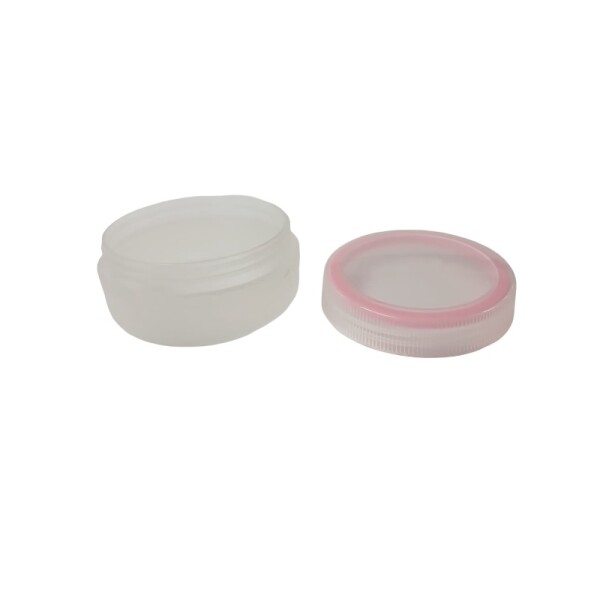 Frasco para crema rosa