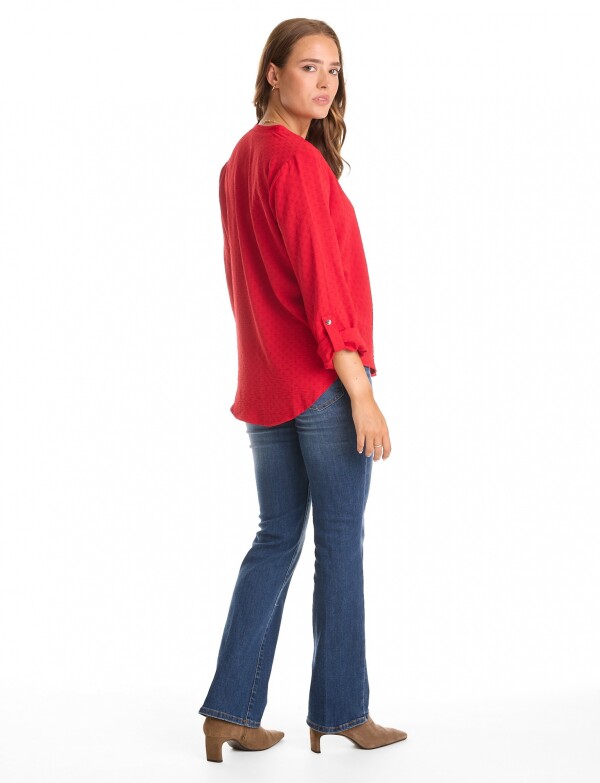Blusa Escote V ROJO