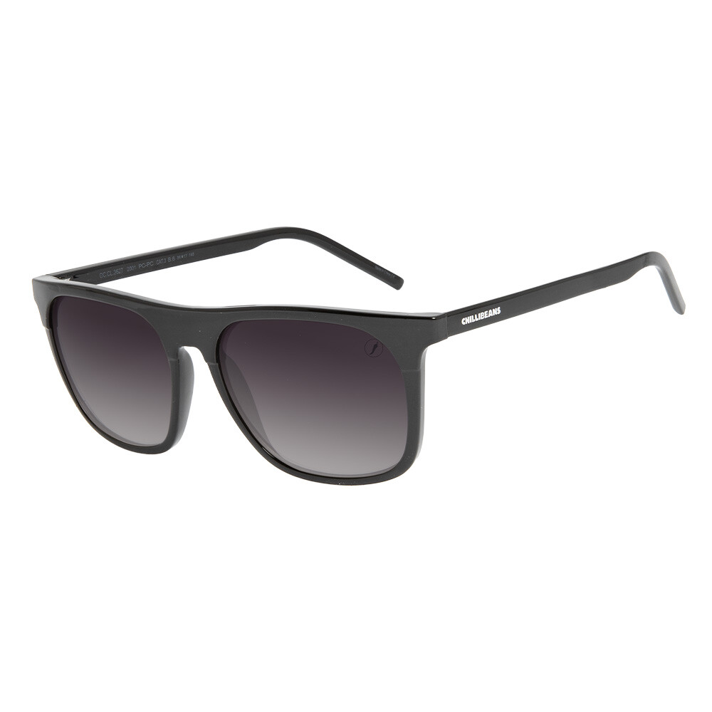 Lentes de sol Chilli Beans Cuadrado Gradiente/Negro