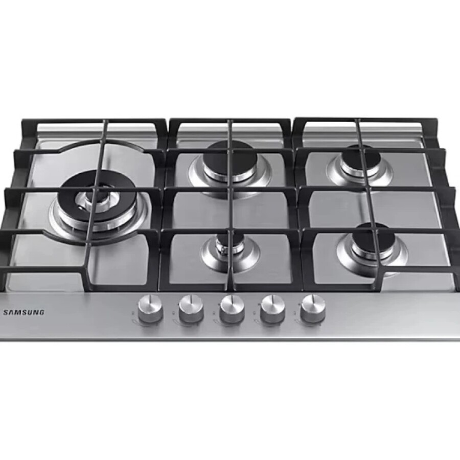 Anafe a Gas 5 Hornallas acero Samsung NA75J3030AS/B1/ NIC Anafe a Gas 5 Hornallas acero Samsung NA75J3030AS/B1/ NIC