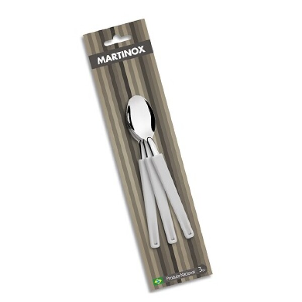 Primavera Blanco Set 3 cucharas Te 7896479960345 Primavera Blanco Set 3 cucharas Te 7896479960345
