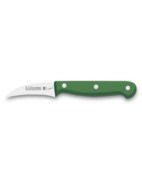 CUCHILLO MONDADOR 6CM MANGO VERDE UNIBLOCK 3CLAVELES CUCHILLO MONDADOR 6CM MANGO VERDE UNIBLOCK 3CLAVELES