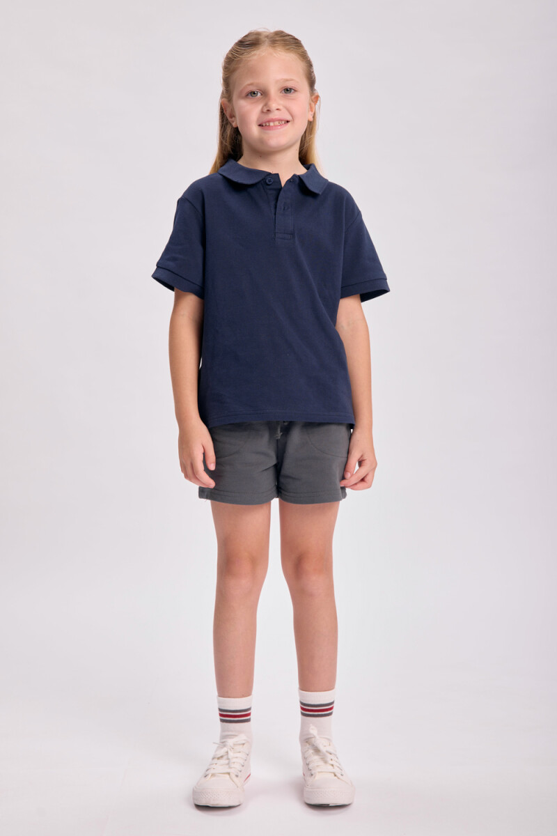 Remera polo pique Azul Marino