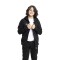 Campera Infantil Umbro C/Capucha Junior Negro - Blanco