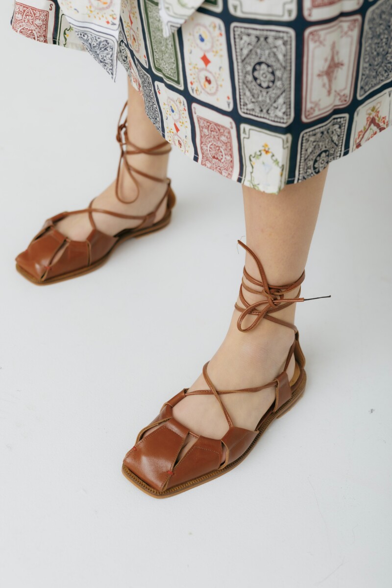 PRE VENTA SANDALIA BERRY - Camel 