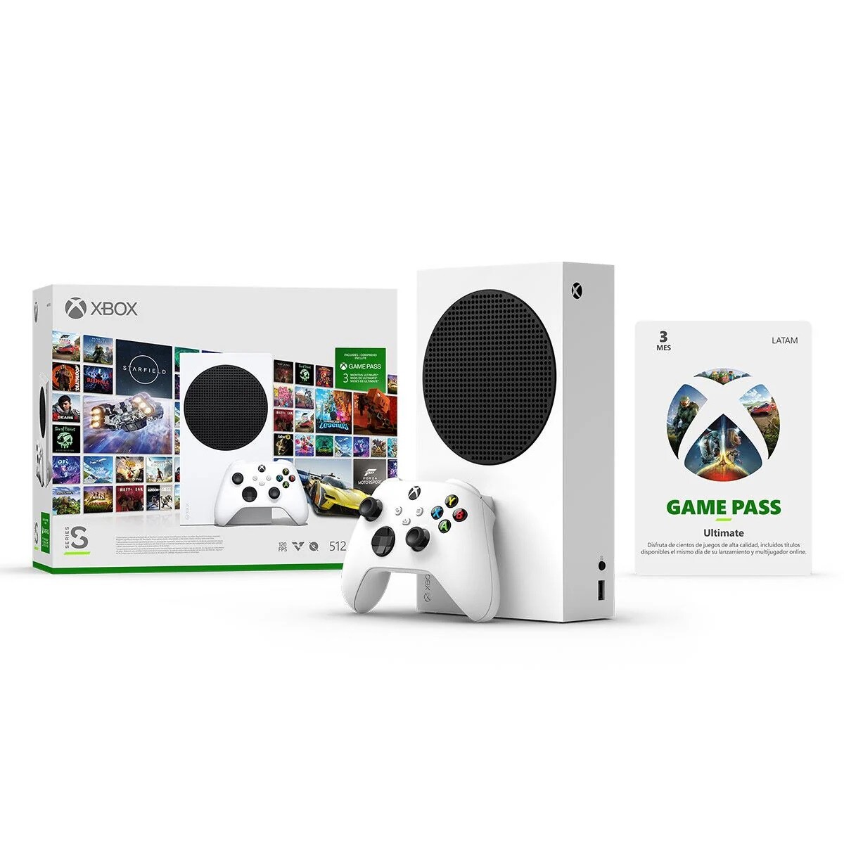 Consola Xbox Series S 512gb + 3 Month Game Pass 