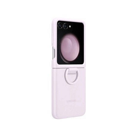 Funda Samsung Silicone Case con Anillo para Galaxy Z Flip5 Lavender