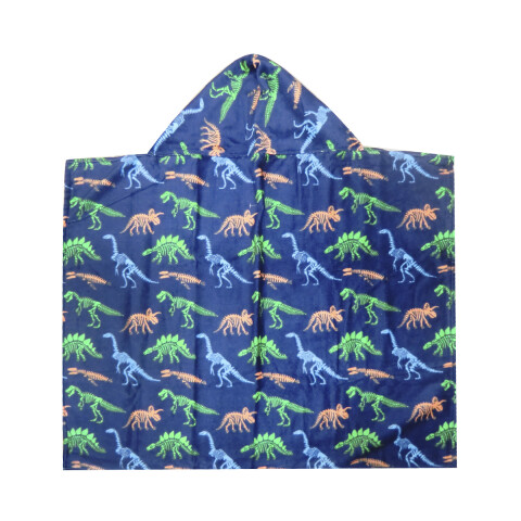 Toalla Con Capucha Bebé Döhler Velour 90 x 70 cm DINO MAR 01