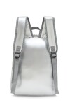 Mochila metalizada Plateado