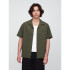 V-SS BOXY SEERSUCKER ARMY JACKET GREEN
