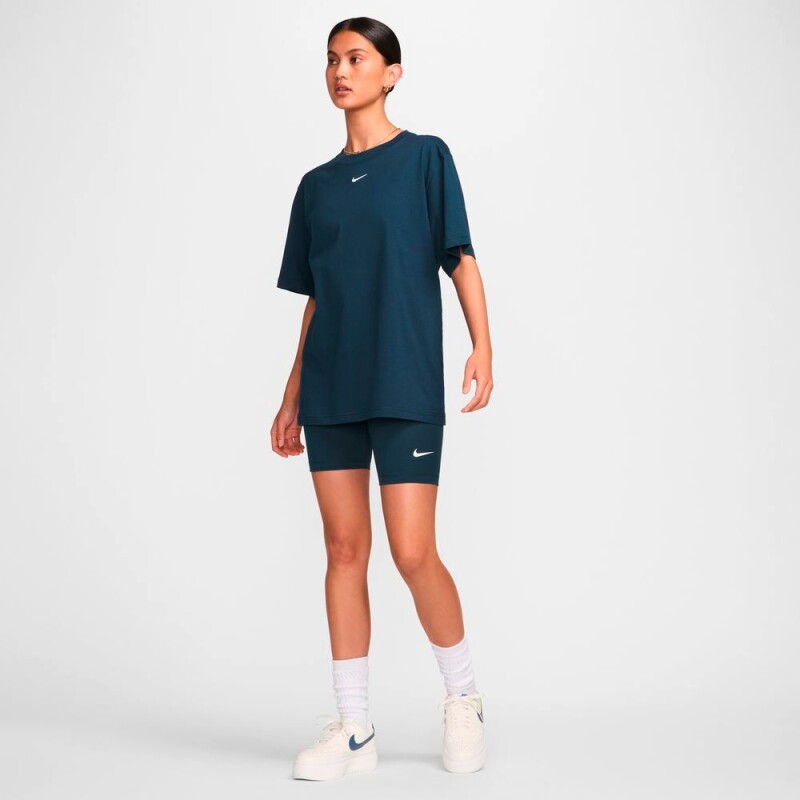 Pantalón Biker Nike Sportswear Classic 8In de Mujer Azul