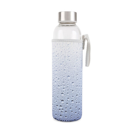 Botella De Vidrio Con Funda Agua Unica