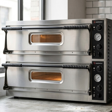 Horno para Pizza Dos Cámaras PO9+9 Horno para Pizza Dos Cámaras PO9+9