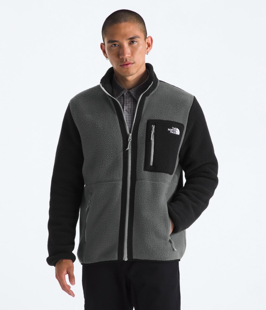 campera Polar Yumiori Full-Zip - Anthracite Grey/tnf Bla 