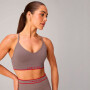 Bra Seamless V-Neck Push-Up Low Impact Bra Mujer Desert Shadows/heated Red Fabletics
