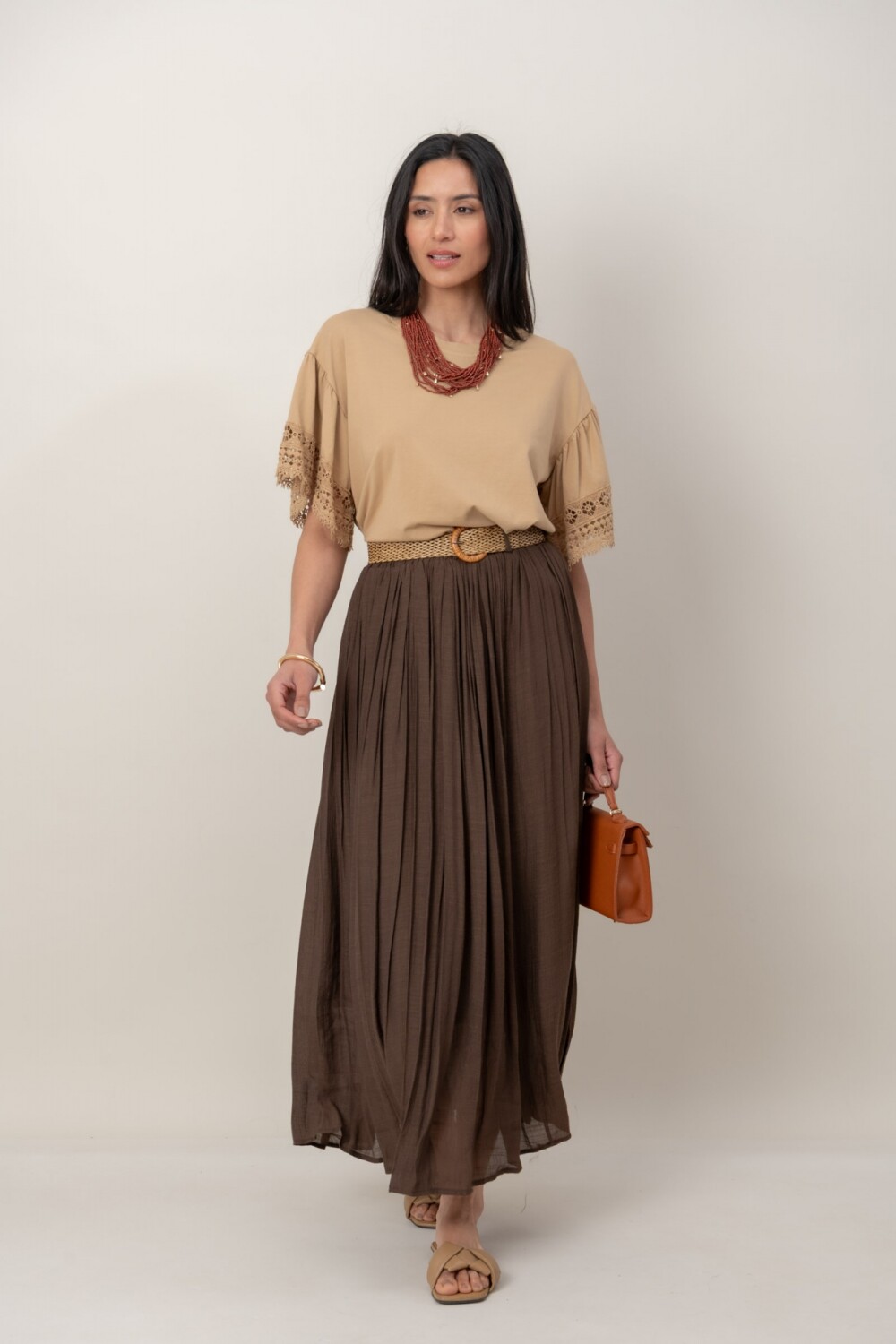 REMERA DHARA Camel