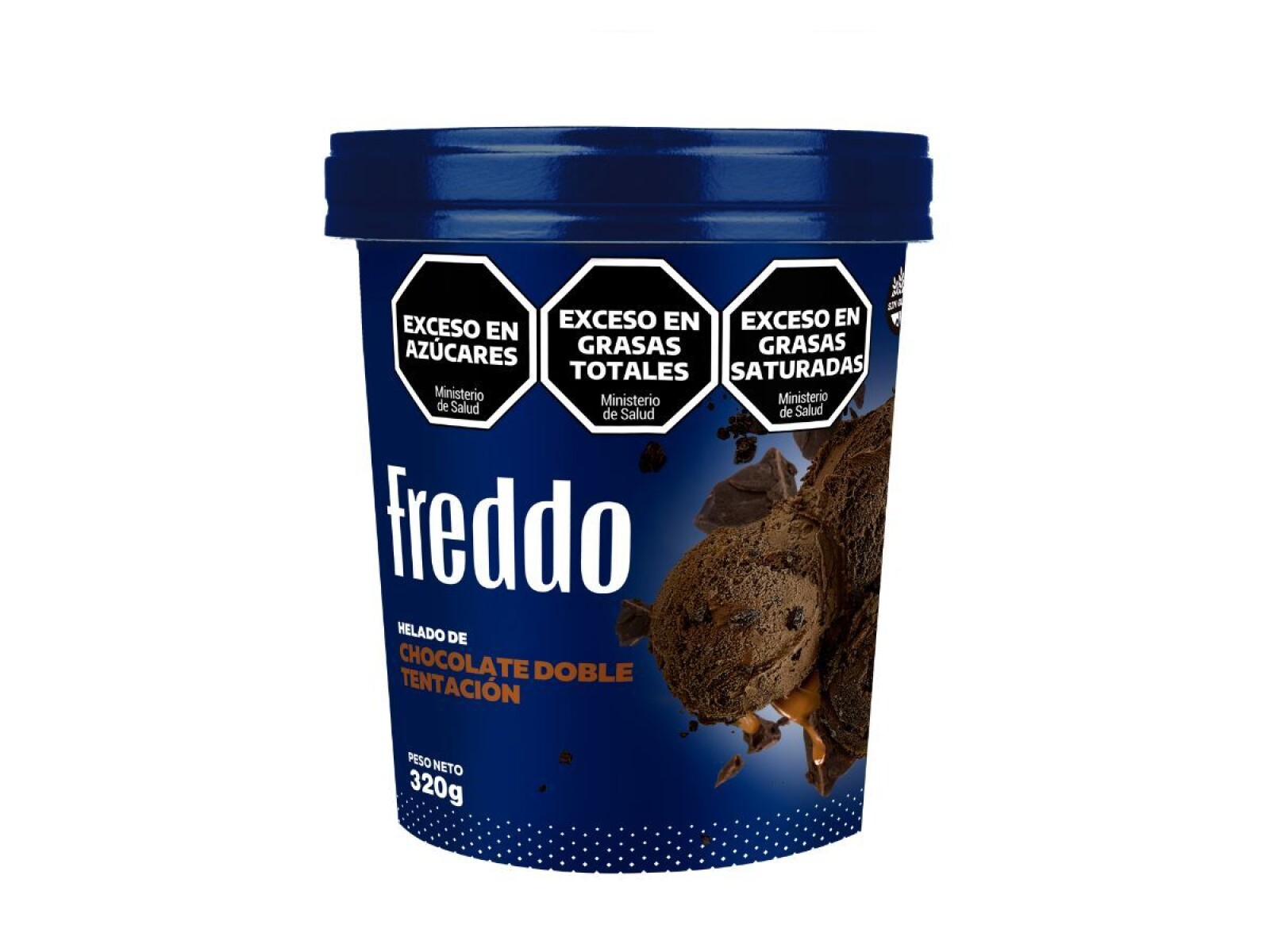 HELADO CHOCO DOBLE TENTACIÓN FREDDO 320G +SOLO PDE O WEB+ 