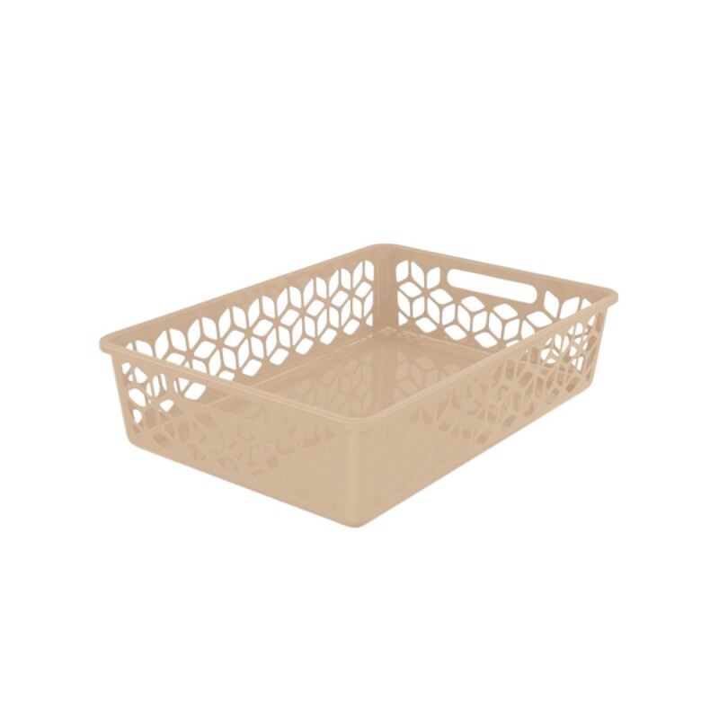 Cesto organizador raso 9L CAPPUCCINO