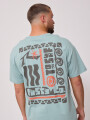 T-SHIRT BOBLU RUSTY Verde