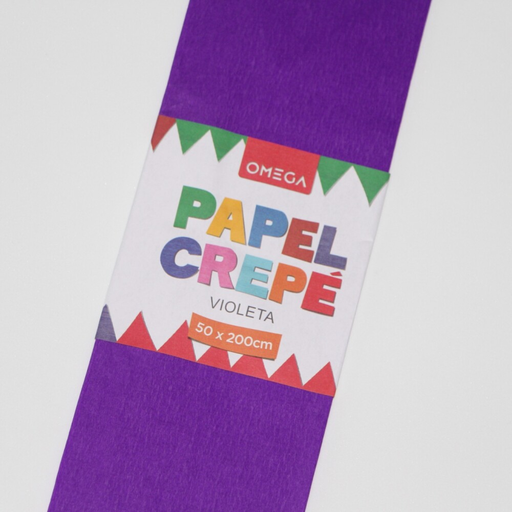 PAPEL CREPE 2MTS.X0.50 COLOR VIOLETA