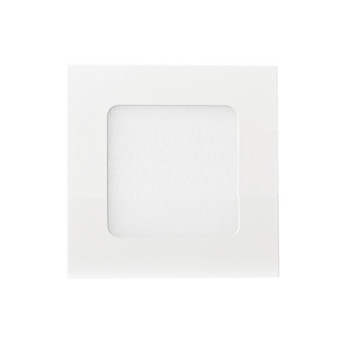 PANEL EMB. LED 6W 3000K CUADRADO  12X12X1,2CM 