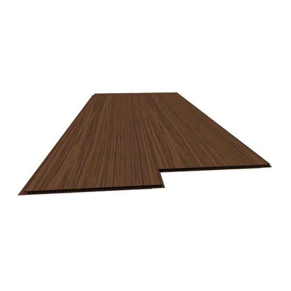 CIELORRASO PVC COLOR MOGNO / JUNTA LISA - 0.20x4MTS / ESPESOR: 7MM Cielorraso Pvc Color Mogno / Junta Lisa - 0.20x4mts / Espesor: 7mm